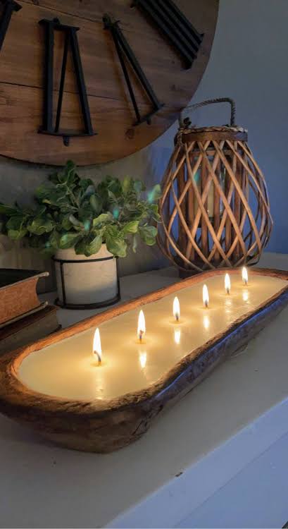 Baguette Dough Bowl Candle - 6 wick